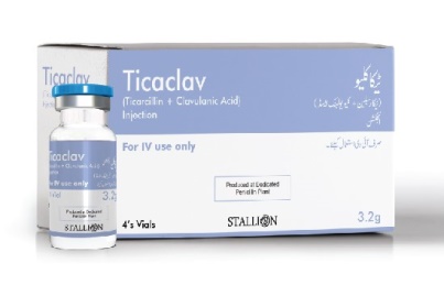 Ticarcillin + Clavulanic acid